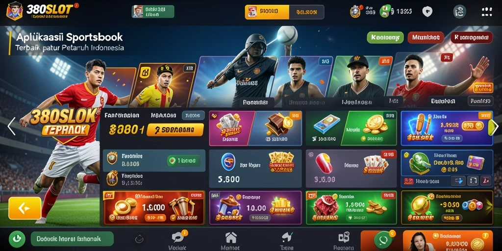 Tampilan gameplay Sportsbook yang menarik dan informatif di 380SLOT.