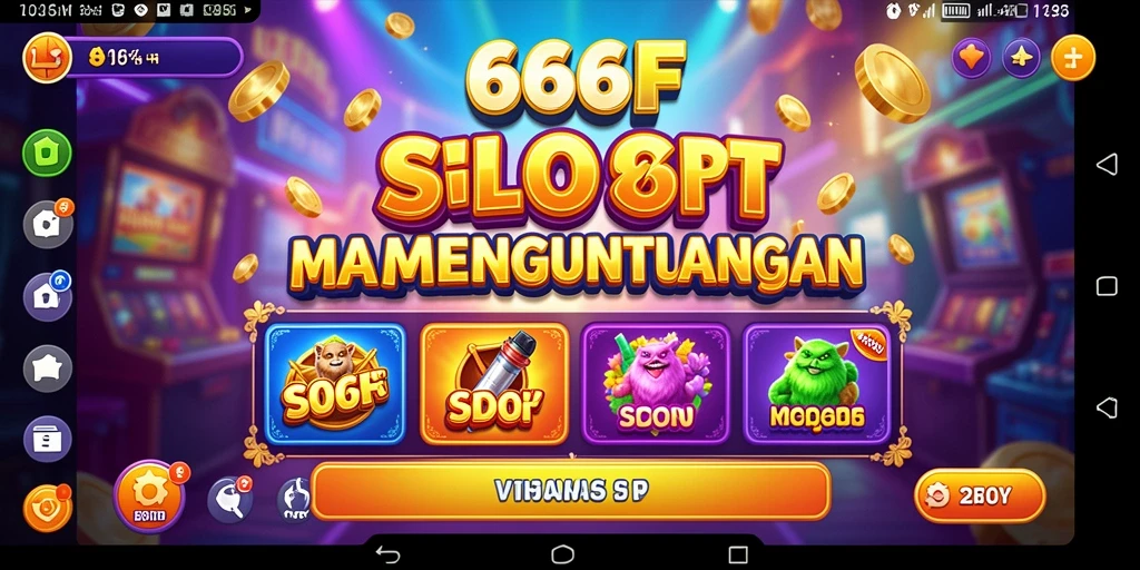 Tampilan gameplay menarik di 666F dengan tema slot beragam.