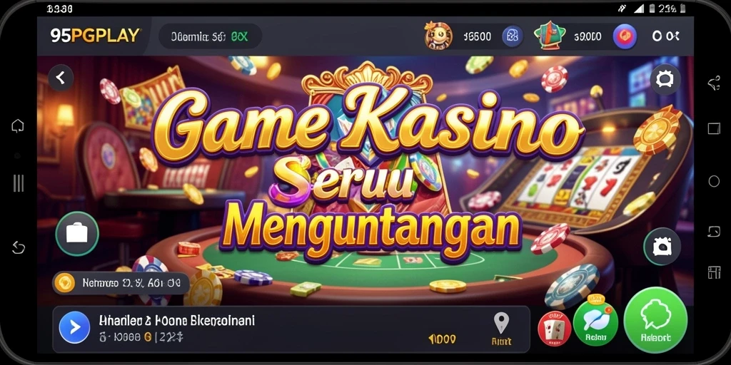 Tampilan menarik dari gameplay Kasino di 95PGPLAY.