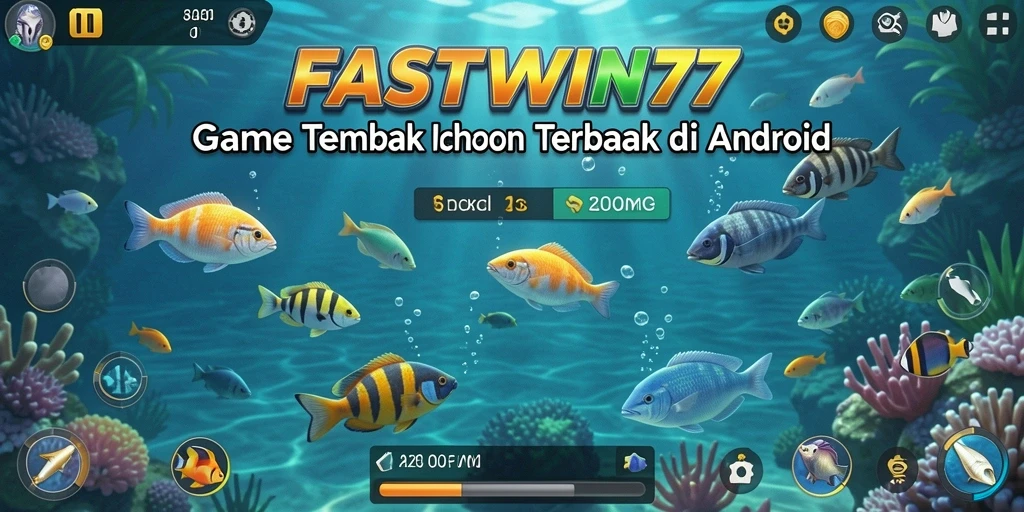 Tampilan gameplay seru dalam game Tembak Ikan.