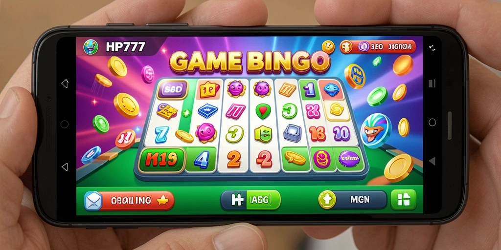 Screenshot HP777 menampilkan gameplay seru Bingo dengan grafik yang menarik.