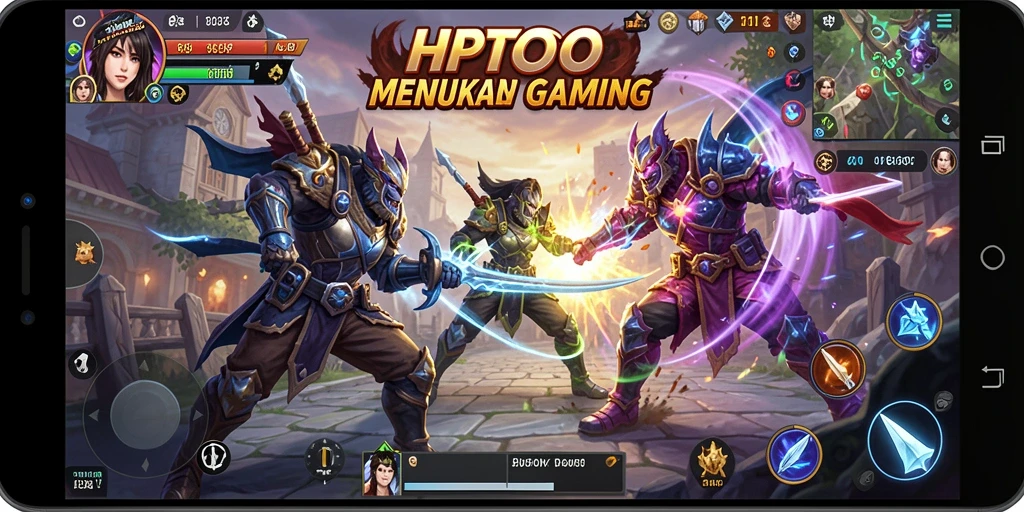 Tangkapan layar HPTOTO menampilkan pertarungan intens penuh aksi.