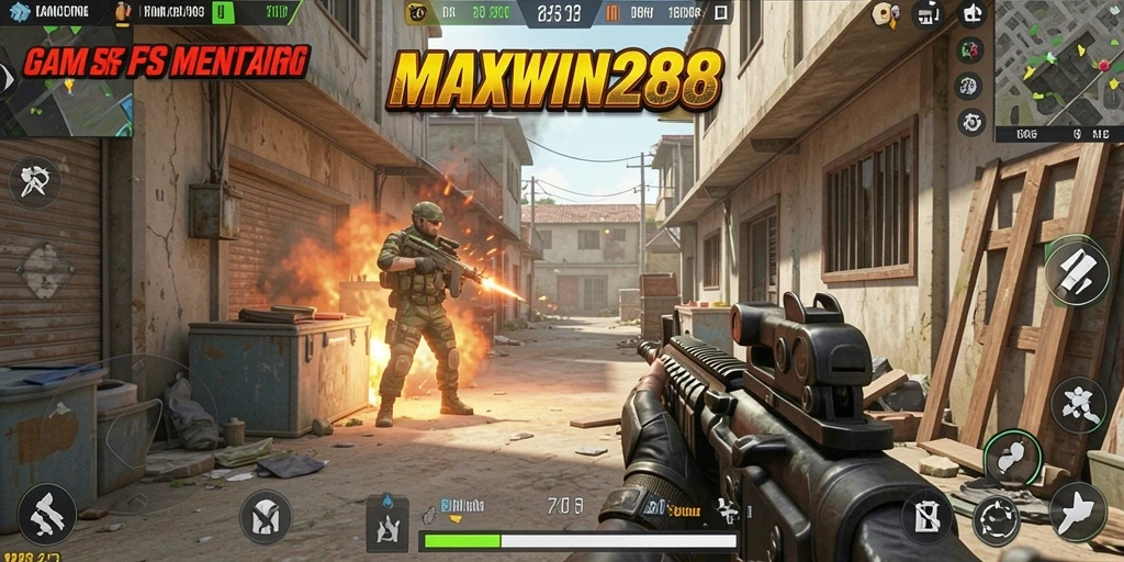 Tampilan gameplay seru dan strategis di MAXWIN288.