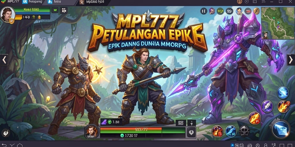 Tampilan menarik dari gameplay MPL777 yang seru.