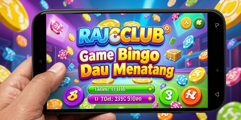 Tampilan gameplay RAJACLUB yang menarik saat bermain Bingo.