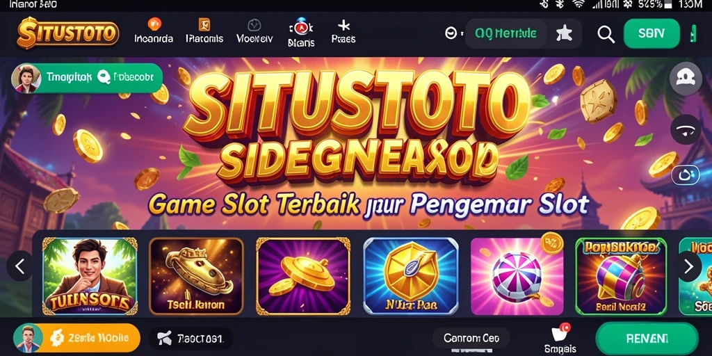 Tampilan gameplay slot yang seru dan menarik di SITUSTOTO.