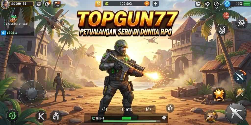 Tampilan gameplay seru di dunia RPG yang menakjubkan.