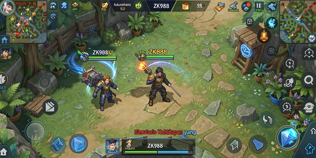 Gameplay menarik dan interaksi sosial di ZK988.
