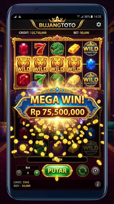 Pengguna sedang menjelajahi katalog aplikasi di bujangtoto.
